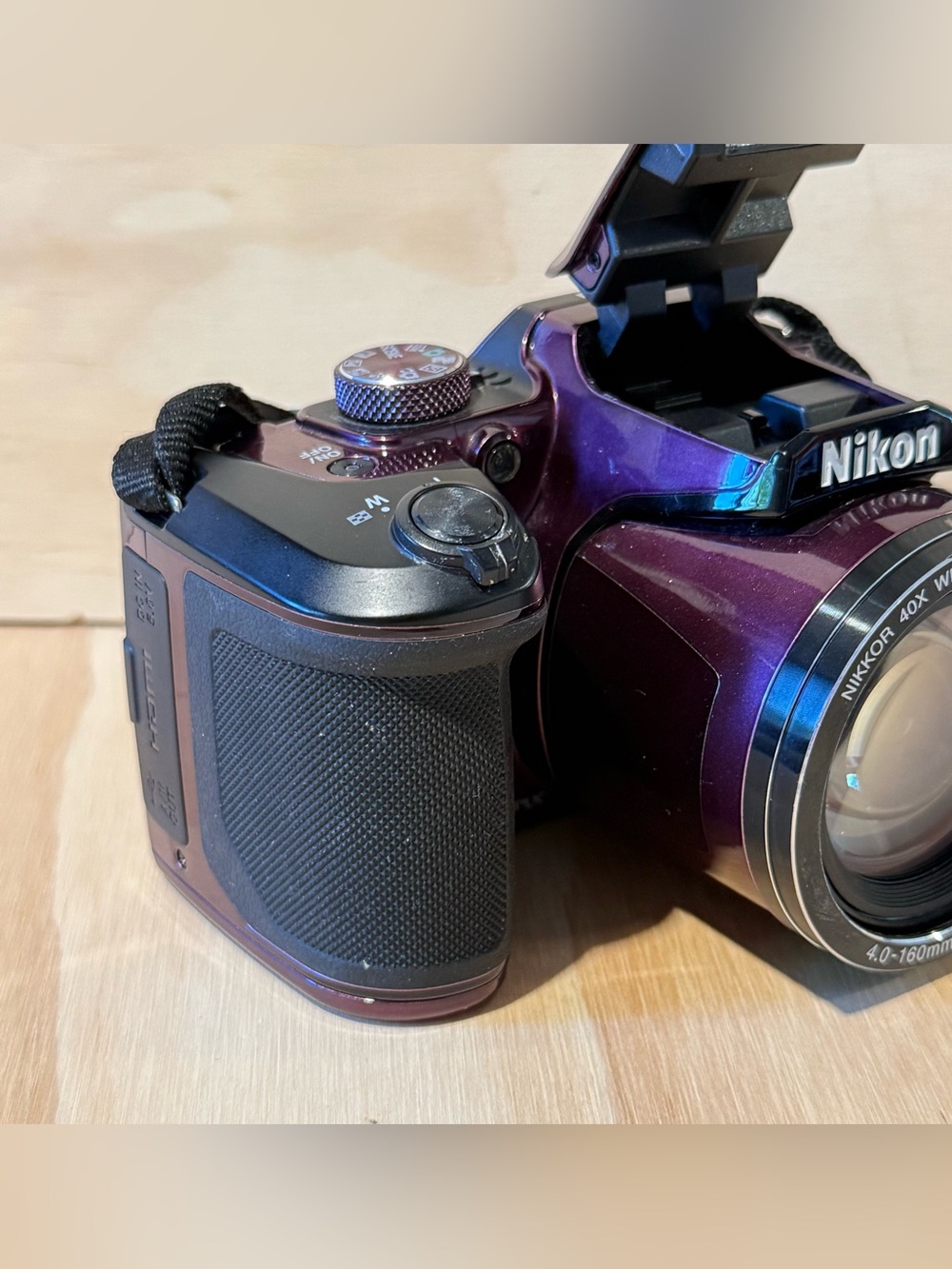 Nikon COOLPIX B500 Digital Camera Plum 16MP 40X Opt Zoom Tested Good w/Bat-Card! - Picture 2 of 15